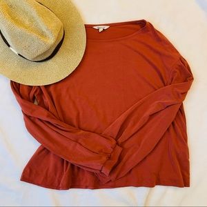 Madewell Soft Top in Rust